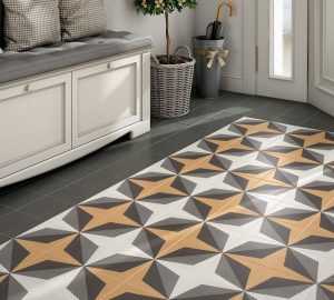 Ceramic tiles for flooring