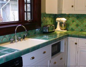 What type of tile is the best for kitchen countertops