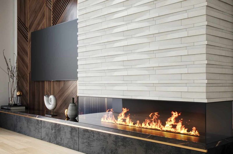  stone effect tiles for chimney breast with an eye-catching appearance 