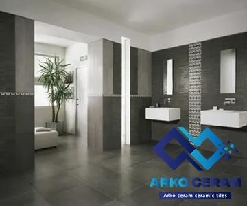 Buy and price of black wall and floor tiles